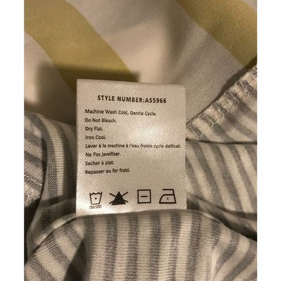 Anthropologie One September Madrigal Mixed Media Stripe Blouse - Picture 11 of 11